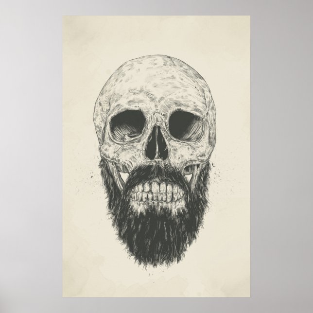 Skägret är inte dött poster (Framsidan)