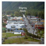 Skagway, Alaska Kakelplatta<br><div class="desc">Photograph of Skagway,  Alaska.</div>