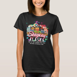 Skagway Alaska Klondike Guld Rush National Histori T Shirt