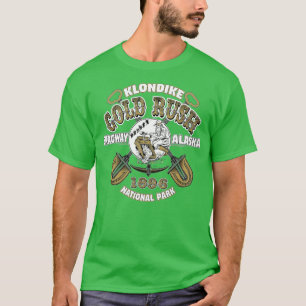 Skagway Alaska Klondike Guld Rush Souvenir T Shirt