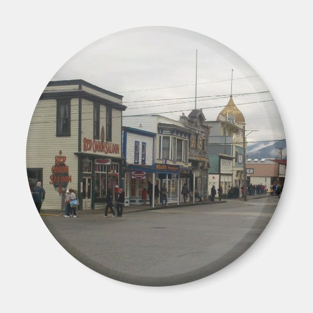 Skagway, Alaska Magnet (Framsidan)