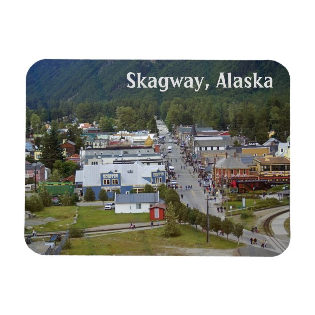 Skagway, Alaska Magnet (Horisontell)