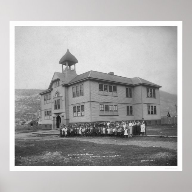 Skagway Alaska Public School 1906 Poster (Framsidan)