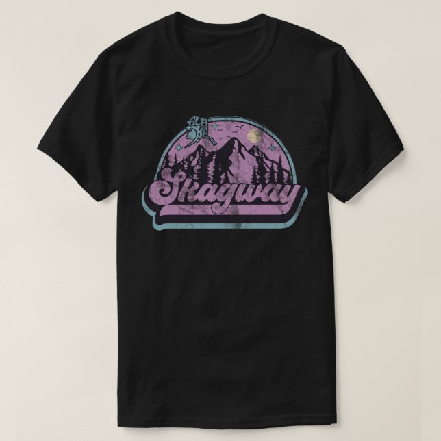 Skagway, Alaska T Shirt (Design framsida)