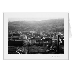 Skagway, Alaska View of 5th Avenue Photograph Hälsningskort