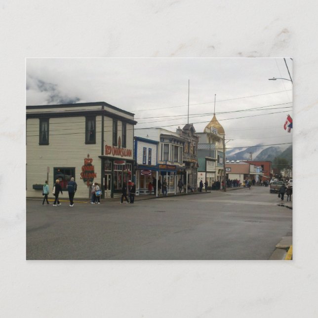 Skagway Alaska Vykort (Framsida)