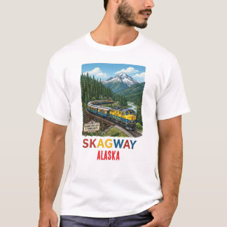 Skagway Alaska White Pass Trail T Shirt