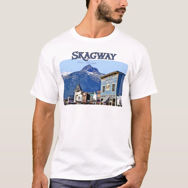 Skagway grundläggande T-tröja T Shirt (Framsida)