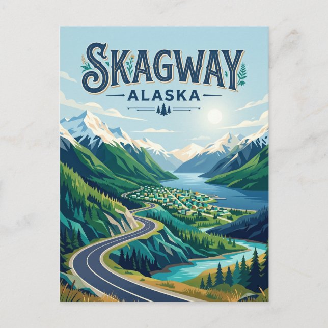 Skagway USA Vykort (Framsida)