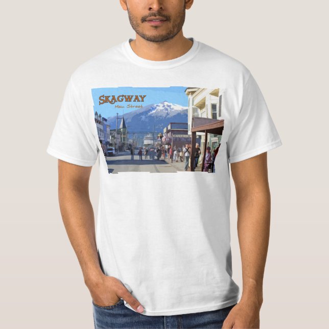 Skagway värderar T-tröja Tee (Framsida)