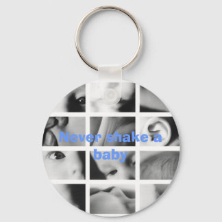 Skaka aldrig baby nyckelring