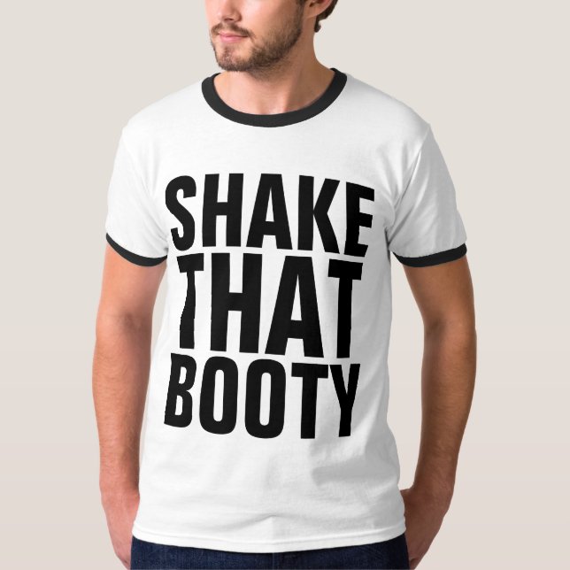 SKAKA ATT BOOTY MANAR FUNNY T-Shirts (Framsida)