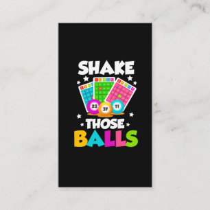 Skaka Bollar Bingo Visitkort