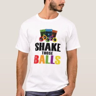 Skaka Bollar Funny Bingo Älskare Funny Bingo T Shirt