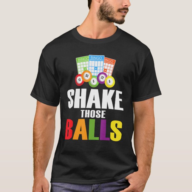 Skaka Bollar Funny Bingo Funny Bingo 1 T Shirt (Framsida)