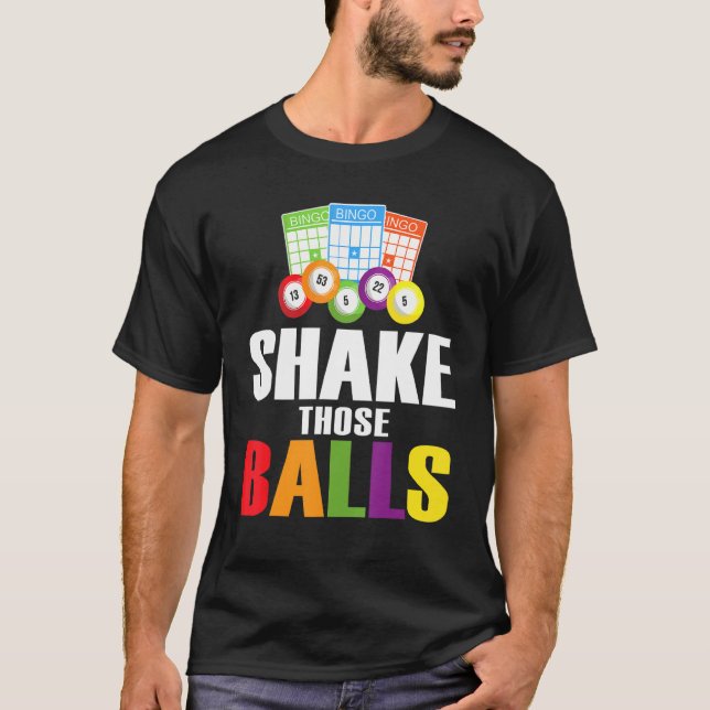 Skaka Bollar Funny Bingo Funny Bingo 1 T Shirt (Framsida)