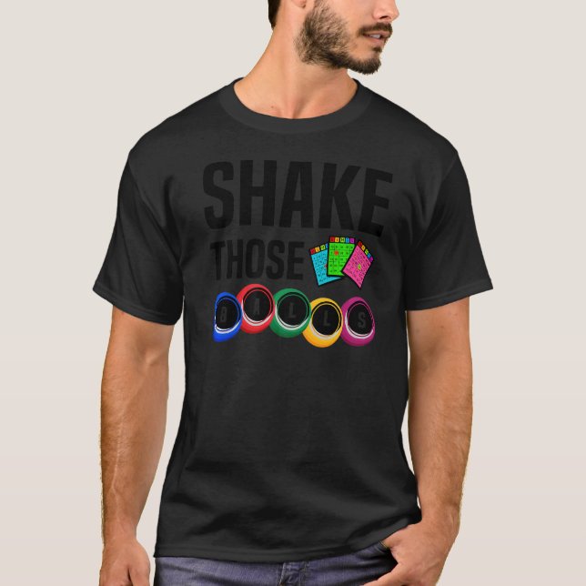 Skaka Bollar Funny Bingo Funny Bingo 5 T Shirt (Framsida)