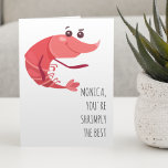Skaka den bästa Personligen funny Kort<br><div class="desc">Den här designen har skapats genom digital grafik. Det kan vara personlig i området att tillhandahålla eller anpassa genom att klicka för att anpassa ytterligare alternativ och ändra namn, initialer eller ord. Du kan också ändra texten färg och stil eller ta bort texten för en bilddesign. Kontakta mig på colorflowcreations@gmail.com...</div>