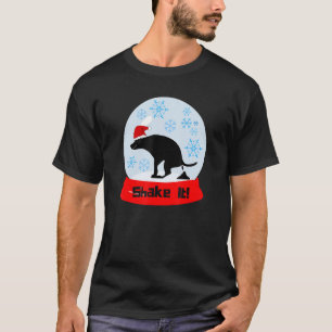 Skaka den Pooping Hund Globe T Shirt