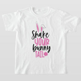 Skaka din Bunny Svan Girls Påsk T-shirt