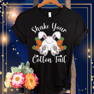 Skaka din Cottontail-Funny Bunny Påsk Vibes T Shirt