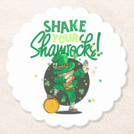 Skaka din shamrock, St Patricks dag, Skål Underlägg Papper