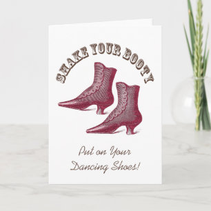 Skaka din (Victorian) Booty - Dansinbjudan Inbjudan