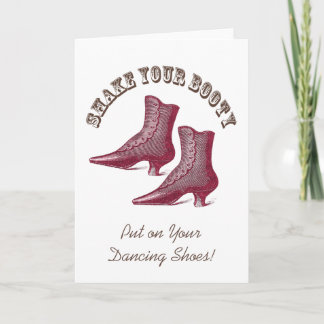 Skaka din (Victorian) Booty - Dansinbjudan Inbjudan