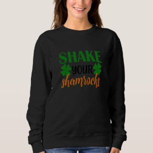 Skaka dina shamrockar Fyrbladig C irländsk T Shirt