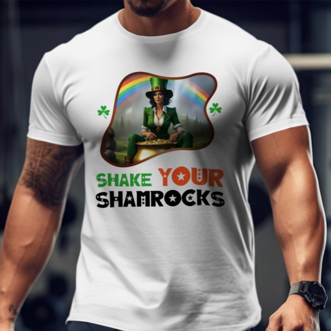 Skaka dina Shamrocks - Irish Pub Trivia Natt T Shirt (Skapare uppladdad)