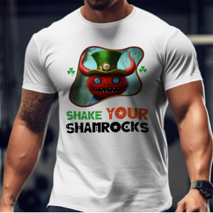 Skaka dina Shamrocks - Leprechauns Roligt T Shirt