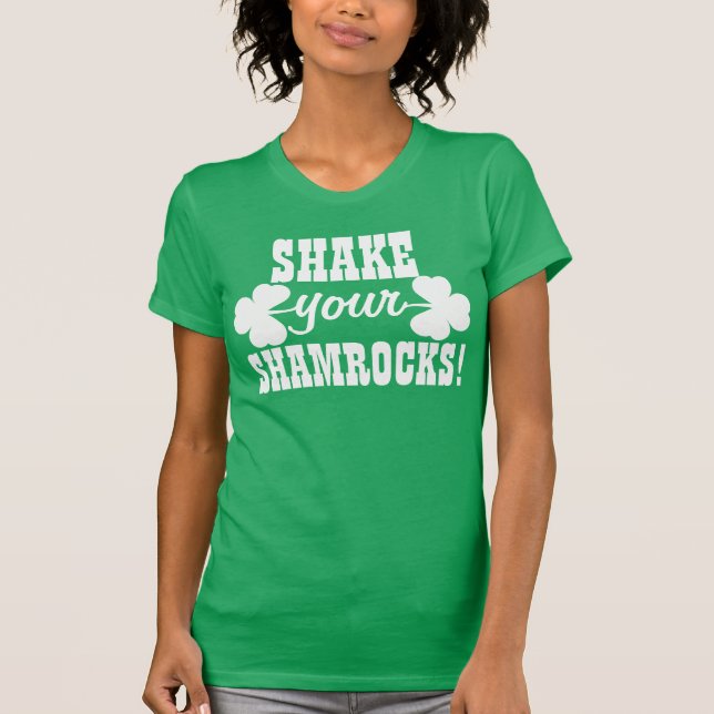 Skaka dina Shamrocks Tee (Framsida)