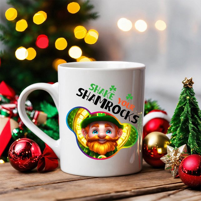 Skaka dina skakor - Irish Folklore Fest Två-Tonad Mugg (Skapare uppladdad)