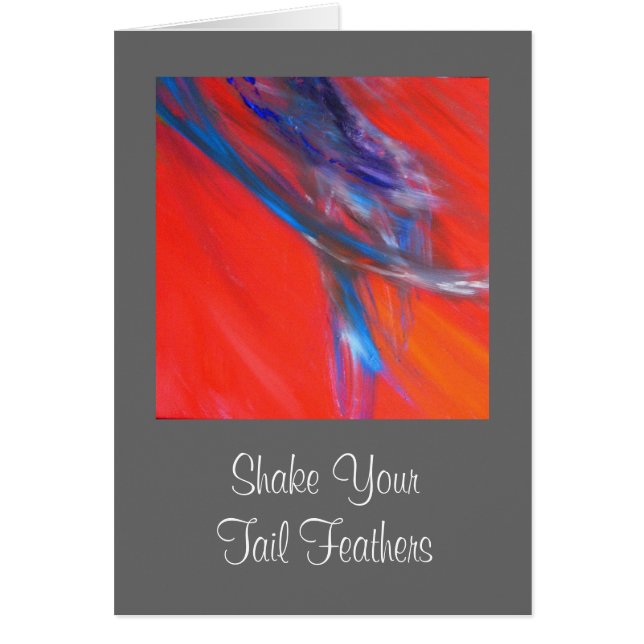 Skaka dina svanfjädrar OBS kort (Framsidan)