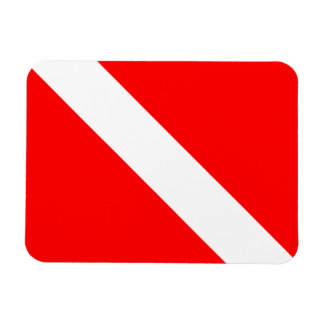 Skaka Flagga dykare nedåt Magnet