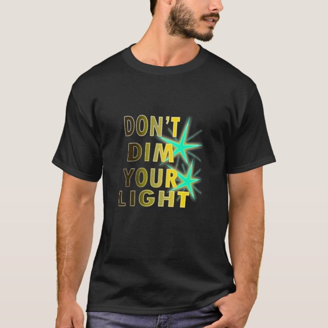 skaka inte ljuset t shirt (Framsida)