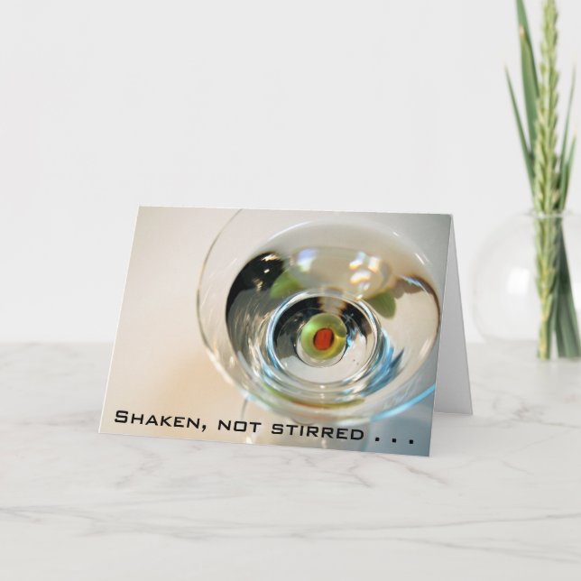 Skaka, inte omrörd. . kort (Framsida)