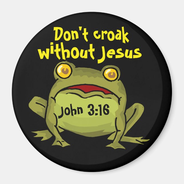 Skaka inte utan Jesus Magnet (Framsidan)