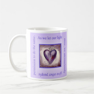 Skaka ljuset kaffemugg