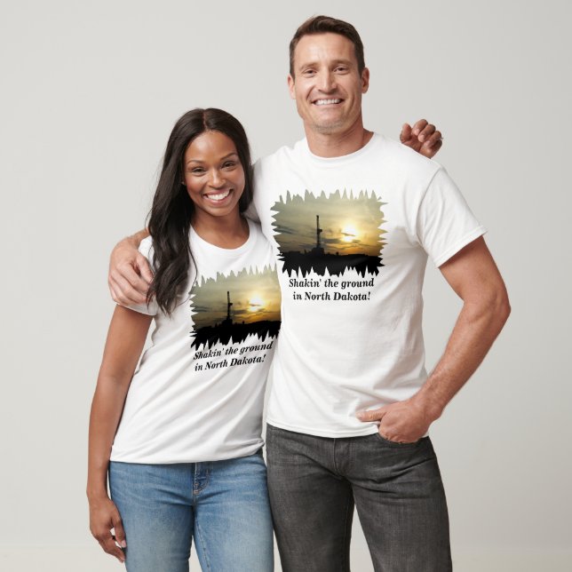 Skaka marken i North Dakota! Tröja (Unisex)