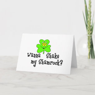 Skaka min Shamrock Kort