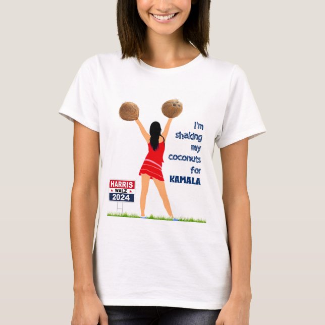 Skaka mina kokonturer för Kamala T Shirt (Framsida)