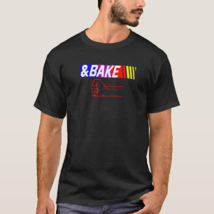 Skaka och bake Family Pappa-dottern Son Matching T Shirt