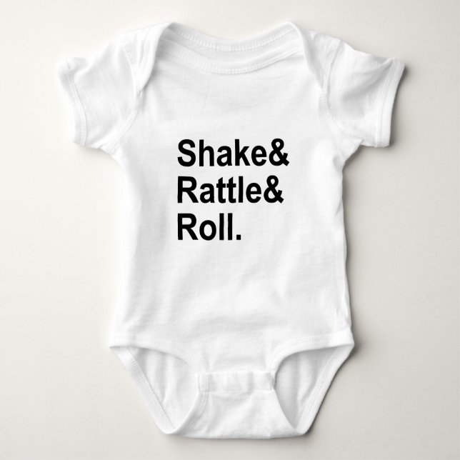 Skaka Rattle och Roll| Spirit of Sten N'Roll Music Tee Shirt (Framsida)