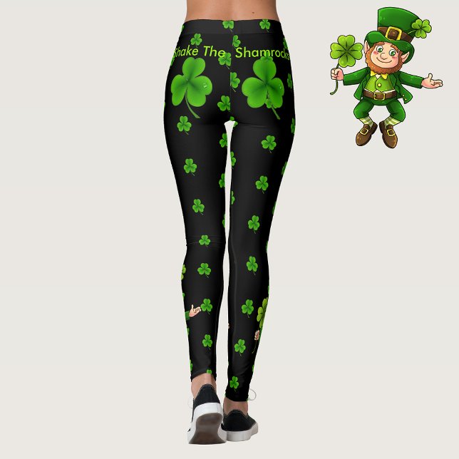 Skaka Shamrocks S. Patrick Day Leggings (Skapare uppladdad)