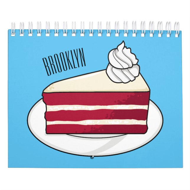 Skaka tecknaden illustration kalender (Omslag)