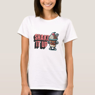 Skaka upp choklad Milkshake Pun T Shirt