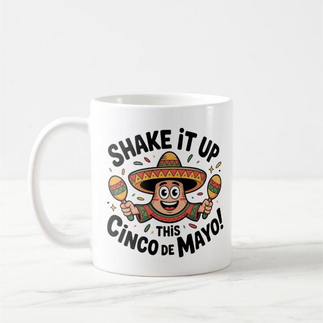 Skaka upp den här Cinco de Mayo! Kaffemugg (Vänster)
