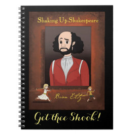 Skaka upp Shakespeare Spiral fotopatbok Anteckningsbok