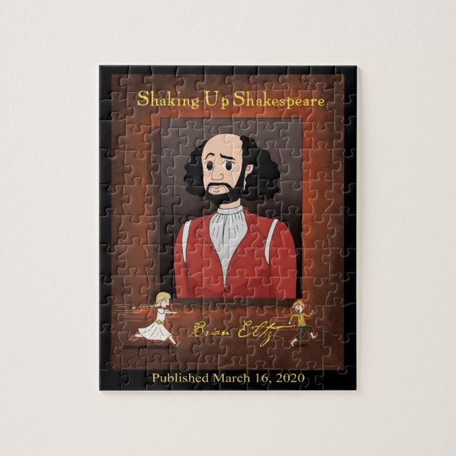 Skaka upp skakespeare Puzzle Pussel (Vertikal)
